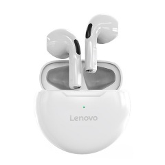 LENOVO HT38 bluetooth fülhallgató SZTEREO v5.0, zajszűrő + töltőtok, FEHÉR