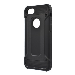 iPhone 8 4.7 Gigapack Defender szilikon telefonvédő ütésállóság, logó kivágás, FEKETE