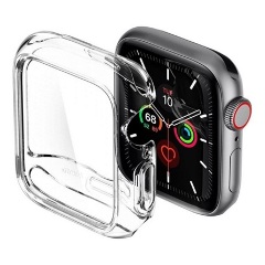 Apple Watch Series SE 40mm SPIGEN ULTRA HYBRID műanyag óra keret ütésállóság ÁTLÁTSZÓ