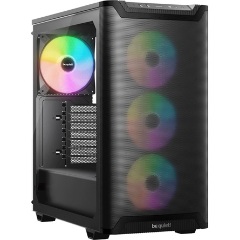 be quiet! Pure Base 501 LX táp nélküli ablakos Mid Tower számítógépház fekete