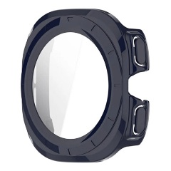 Samsung Watch Ultra eSIM 47mm Gigapack Műanyag keret BUMPER, ütésállóság + kijelzővédő üveg, SÖTÉTKÉK