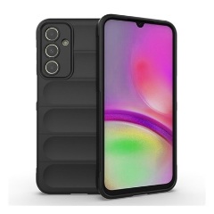 Samsung A25 5G Gigapack szilikon telefonvédő ütésállóság, 3D, FEKETE