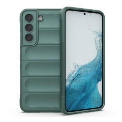 Samsung S22 5G GIGAPACK szilikon telefonvédő ütésállóság, 3D, SÖTÉTZÖLD