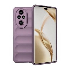 Honor 200 Pro 5G GIGAPACK Szilikon telefonvédő ütésállóság, 3D, LILA