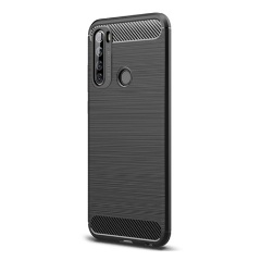 Redmi Note 8T Gigapack Szilikon telefonvédő ütésállóság, karbon minta, FEKETE Redmi Note 8T Gigapack Szilikon telefonvédő ütésállóság, karbon minta, FEKETE