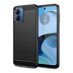 Motorola Moto G14 Gigapack szilikon telefonvédő ütésállóság, karbon minta, FEKETE Motorola Moto G14 Gigapack szilikon telefonvédő ütésállóság, karbon minta, FEKETE