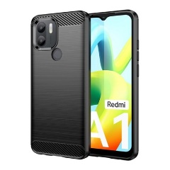 Redmi A2 Plus Gigapack Szilikon telefonvédő ütésállóság, karbon minta, FEKETE Redmi A2 Plus Gigapack Szilikon telefonvédő ütésállóság, karbon minta, FEKETE