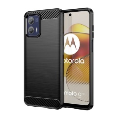 Motorola Moto G73 Gigapack szilikon telefonvédő ütésállóság, karbon minta, FEKETE Motorola Moto G73 Gigapack szilikon telefonvédő ütésállóság, karbon minta, FEKETE