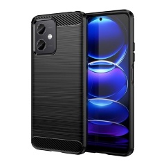 Redmi Note 12 5G Gigapack Szilikon telefonvédő ütésállóság, karbon minta, FEKETE Redmi Note 12 5G Gigapack Szilikon telefonvédő ütésállóság, karbon minta, FEKETE