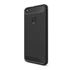 Huawei P10 Lite Gigapack szilikon telefonvédő ütésállóság, karbon minta, FEKETE Huawei P10 Lite Gigapack szilikon telefonvédő ütésállóság, karbon minta, FEKETE