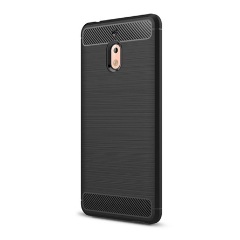 Nokia 2.1 Gigapack szilikon telefonvédő ütésállóság, karbon minta, FEKETE