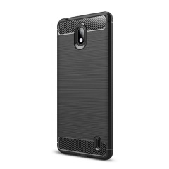 Nokia 1 Plus Gigapack szilikon telefonvédő ütésállóság, karbon minta, FEKETE Nokia 1 Plus Gigapack szilikon telefonvédő ütésállóság, karbon minta, FEKETE