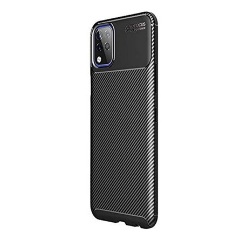 LG K42 Gigapack szilikon telefonvédő ütésállóság, karbon minta, FEKETE