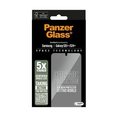 Samsung S25 Plus PANZERGLASS CERAMIC képernyővédő üveg 3D, 9H, ÁTLÁTSZÓ