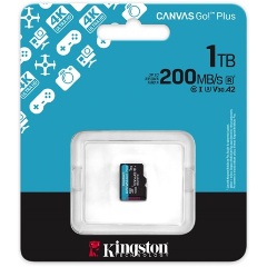 Kingston 1024GB Canvas Go! Plus Gen4 UHS-1 Class10 U3 V30 A2 microSDXC memóriakártya Single Pack