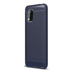 Xiaomi Mi 10 Lite 5G Gigapack szilikon telefonvédő ütésállóság, karbon minta, SÖTÉTKÉK Xiaomi Mi 10 Lite 5G Gigapack szilikon telefonvédő ütésállóság, karbon minta, SÖTÉTKÉK