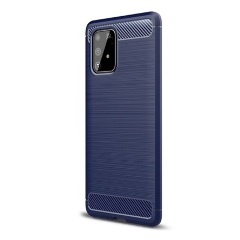 Samsung S10 Lite Gigapack Szilikon telefonvédő ütésállóság, karbon minta, SÖTÉTKÉK Samsung S10 Lite Gigapack Szilikon telefonvédő ütésállóság, karbon minta, SÖTÉTKÉK