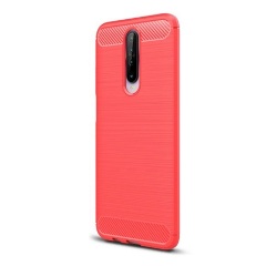 Redmi K30 Gigapack Szilikon telefonvédő ütésállóság, karbon minta, PIROS Redmi K30 Gigapack Szilikon telefonvédő ütésállóság, karbon minta, PIROS
