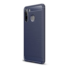 Samsung A21 Gigapack szilikon telefonvédő ütésállóság, karbon minta, SÖTÉTKÉK Samsung A21 Gigapack szilikon telefonvédő ütésállóság, karbon minta, SÖTÉTKÉK