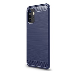 Samsung A32 5G Gigapack szilikon telefonvédő ütésállóság, karbon minta, SÖTÉTKÉK