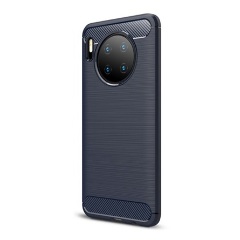 Huawei Mate 30 Gigapack szilikon telefonvédő ütésállóság, karbon minta, SÖTÉTKÉK Huawei Mate 30 Gigapack szilikon telefonvédő ütésállóság, karbon minta, SÖTÉTKÉK