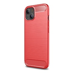 iPhone 13 mini Gigapack szilikon telefonvédő ütésállóság, karbon minta, PIROS iPhone 13 mini Gigapack szilikon telefonvédő ütésállóság, karbon minta, PIROS