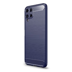 Samsung M22 Gigapack Szilikon telefonvédő ütésállóság, karbon minta, SÖTÉTKÉK Samsung M22 Gigapack Szilikon telefonvédő ütésállóság, karbon minta, SÖTÉTKÉK