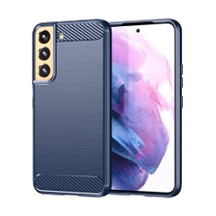 Samsung S23 Gigapack szilikon telefonvédő ütésállóság, karbon minta, SÖTÉTKÉK