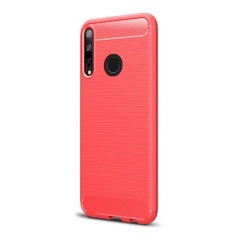 Huawei P40 Lite E Gigapack Szilikon telefonvédő ütésállóság, karbon minta, PIROS Huawei P40 Lite E Gigapack Szilikon telefonvédő ütésállóság, karbon minta, PIROS