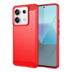Xiaomi Poco X6 5G Gigapack Szilikon telefonvédő ütésállóság, karbon minta, PIROS Xiaomi Poco X6 5G Gigapack Szilikon telefonvédő ütésállóság, karbon minta, PIROS