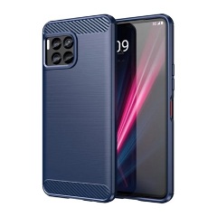 T Phone 2 Pro 5G Gigapack Szilikon telefonvédő ütésállóság, karbon minta, SÖTÉTKÉK T Phone 2 Pro 5G Gigapack Szilikon telefonvédő ütésállóság, karbon minta, SÖTÉTKÉK