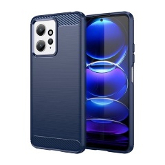 Redmi Note 12 4G Gigapack Szilikon telefonvédő ütésállóság, karbon minta, SÖTÉTKÉK Redmi Note 12 4G Gigapack Szilikon telefonvédő ütésállóság, karbon minta, SÖTÉTKÉK
