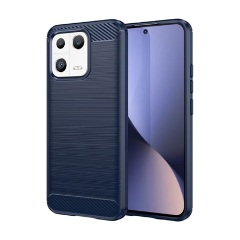Xiaomi 13 Gigapack szilikon telefonvédő ütésállóság, karbon minta, SÖTÉTKÉK Xiaomi 13 Gigapack szilikon telefonvédő ütésállóság, karbon minta, SÖTÉTKÉK
