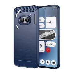 Nothing Phone Gigapack Szilikon telefonvédő ütésállóság, karbon minta, SÖTÉTKÉK