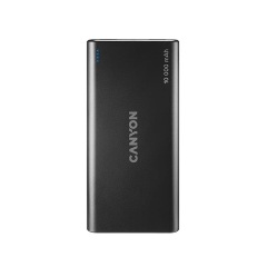 Canyon PB-108 10000mAh LiPo powerbank fekete (Lightning bemenet)