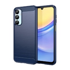 Samsung A16 4G GIGAPACK Szilikon telefonvédő ütésállóság, karbon minta, SÖTÉTKÉK