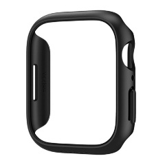Apple Watch Series 9 45mm SPIGEN THIN FIT műanyag óra keret ütésállóság FEKETE