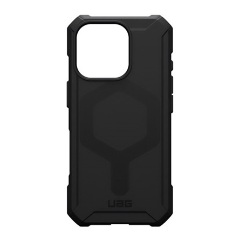 iPhone 16 Pro UAG ESSENTIAL szilikon telefonvédő erős ütésállóság, MagSafe, FEKETE