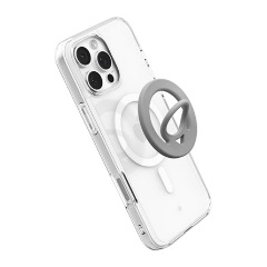 SPIGEN DUAL POP tartógyűrű szilikon, MagSafe, SÖTÉTSZÜRKE