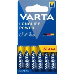 Varta 4903121746 AAA (LR03) alkáli elem 6db (blister)