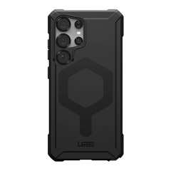 Samsung S25 Ultra UAG ESSENTIAL szilikon telefonvédő erős ütésállóság, MagSafe, FEKETE