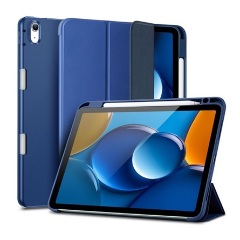 IPAD Air 2022 ESR REBOUND PENCIL tok álló, bőr hatású aktív FLIP, ceruza tartó, SÖTÉTKÉK IPAD Air 2022 ESR REBOUND PENCIL tok álló, bőr hatású aktív FLIP, ceruza tartó, SÖTÉTKÉK