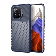 Xiaomi Mi 11 Pro 5G Gigapack szilikon telefonvédő ütésállóság, dombor minta, SÖTÉTKÉK Xiaomi Mi 11 Pro 5G Gigapack szilikon telefonvédő ütésállóság, dombor minta, SÖTÉTKÉK