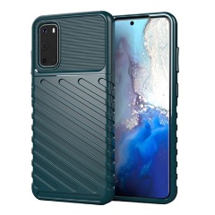 Samsung S20 5G Gigapack Szilikon telefonvédő ütésállóság, dombor minta, SÖTÉTZÖLD Samsung S20 5G Gigapack Szilikon telefonvédő ütésállóság, dombor minta, SÖTÉTZÖLD