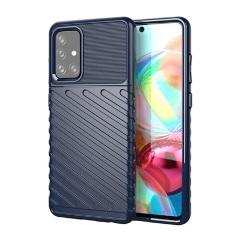 Samsung A72 5G Gigapack Szilikon telefonvédő ütésállóság, dombor minta, SÖTÉTKÉK Samsung A72 5G Gigapack Szilikon telefonvédő ütésállóság, dombor minta, SÖTÉTKÉK