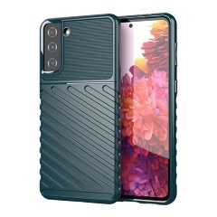 Samsung S21 Plus Gigapack Szilikon telefonvédő ütésállóság, dombor minta, SÖTÉTZÖLD Samsung S21 Plus Gigapack Szilikon telefonvédő ütésállóság, dombor minta, SÖTÉTZÖLD