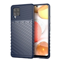 Samsung A42 5G Gigapack szilikon telefonvédő ütésállóság, dombor minta, SÖTÉTKÉK Samsung A42 5G Gigapack szilikon telefonvédő ütésállóság, dombor minta, SÖTÉTKÉK
