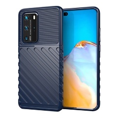 Huawei P40 Pro 5G Gigapack szilikon telefonvédő ütésállóság, dombor minta, SÖTÉTKÉK Huawei P40 Pro 5G Gigapack szilikon telefonvédő ütésállóság, dombor minta, SÖTÉTKÉK
