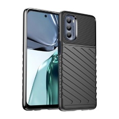 Motorola Moto G62 5G Gigapack szilikon telefonvédő ütésállóság, dombor minta, FEKETE Motorola Moto G62 5G Gigapack szilikon telefonvédő ütésállóság, dombor minta, FEKETE