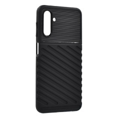 Samsung A04s Gigapack Szilikon telefonvédő ütésállóság, dombor minta, FEKETE Samsung A04s Gigapack Szilikon telefonvédő ütésállóság, dombor minta, FEKETE
